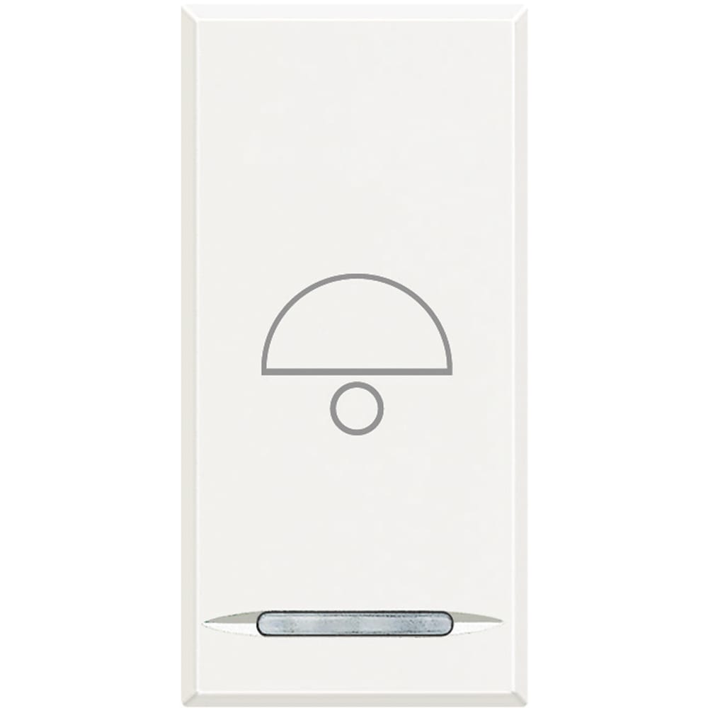BTICINO BTIHD4915BB AXOLUTE - COPRITASTO SIMB CAMPANA BIANCO