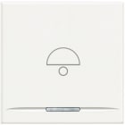 BTICINO - BTIHD4915M2BB AXOLUTE - COPRITASTO CAMPANA 2 MOD BIANC
