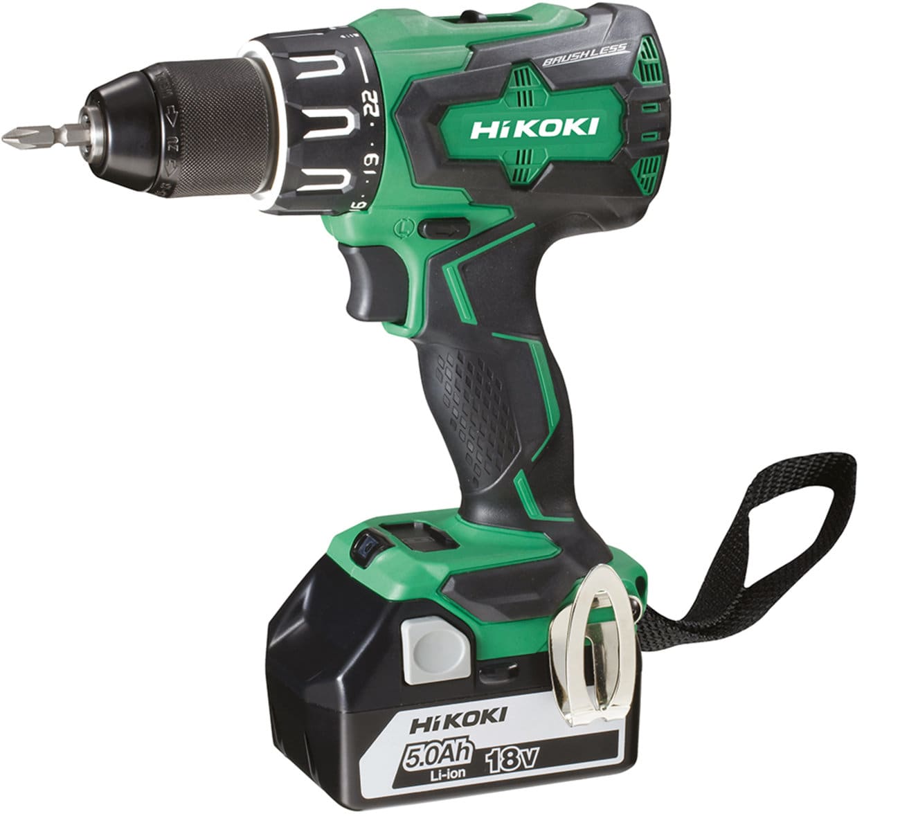 HIKOKI POWER TOOLSI - HIADV18DBSLWF TRAPANO AVVITATORE PERCUSSIONE 18 V 2 X