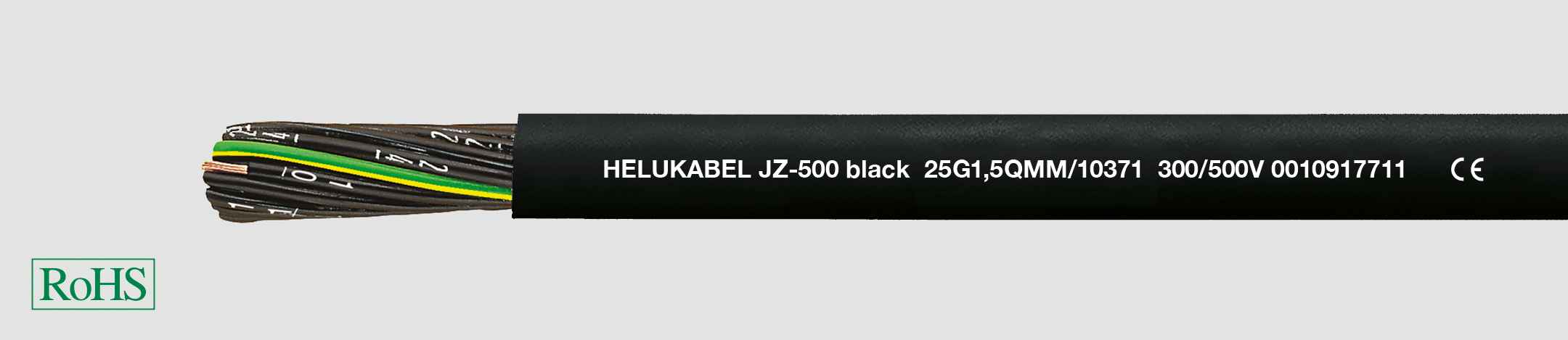 HELUKABEL ITALIA SRL - HLK10366 JZ-500 BLACK 4G1,5 QMM