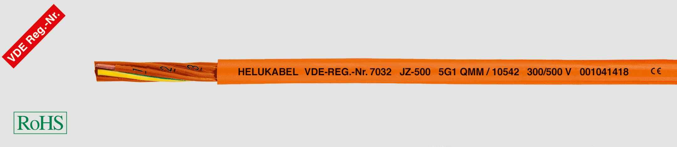 HELUKABEL ITALIA SRL - HLK10546 JZ-500 ORANGE 4G1,5 QMM