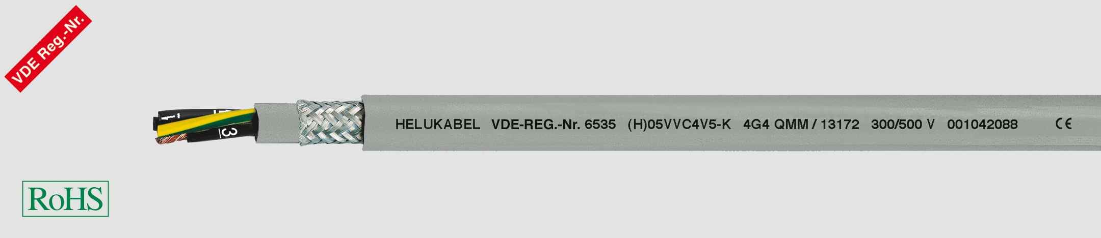 HELUKABEL ITALIA SRL - HLK13172 (H)05VVC4V5-K ((N)YSLYCYOE-JZ) 4G4 QMM