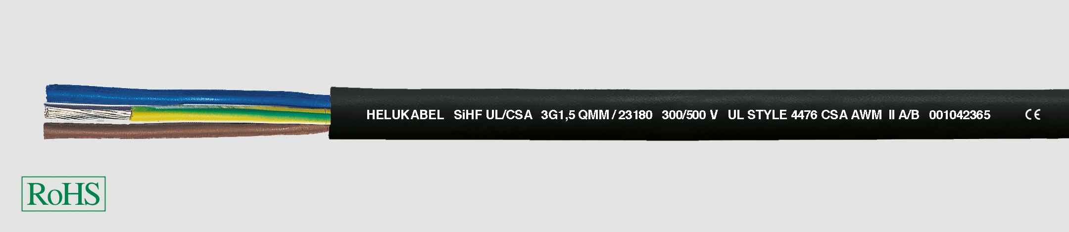 HELUKABEL ITALIA SRL - HLK23227M SIHF UL/CSA 3G1 QMM (AWG 18)