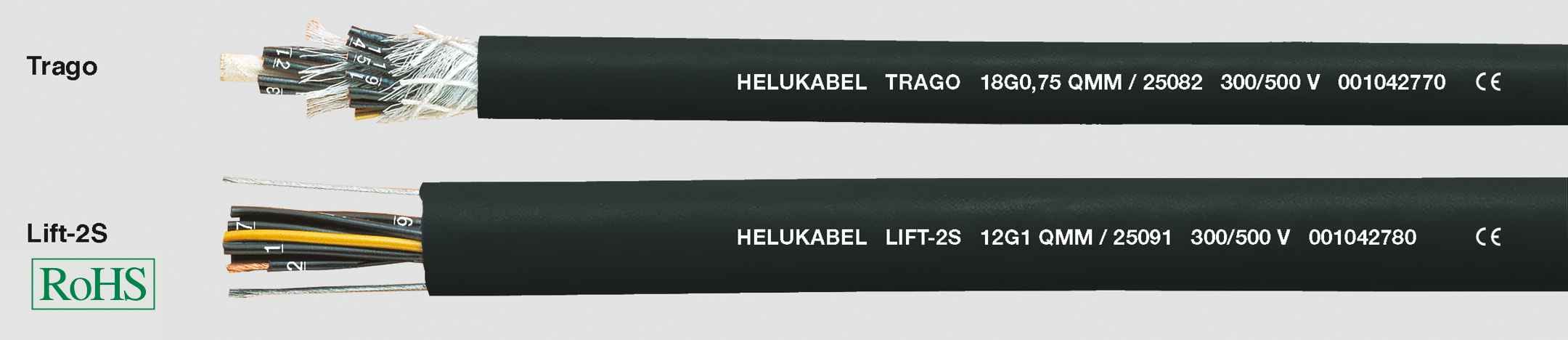 HELUKABEL ITALIA SRL HLK25086M TRAGO 18G1 QMM, BLACK