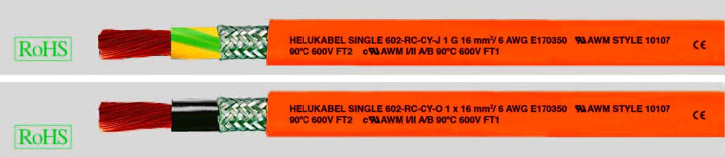 HELUKABEL ITALIA SRL - HLK69644 SINGLE 602-RC-CY-O UL-CSA 1X95QMMAWG30,