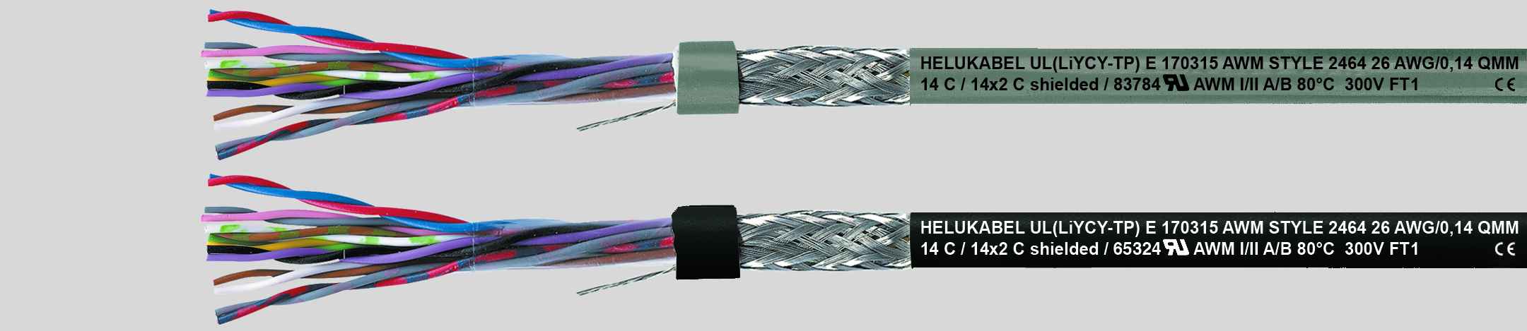 HELUKABEL ITALIA SRL - HLK83830 UL (LIYCY-TP) 300V 3X2X0,56 QMM AWG 20,