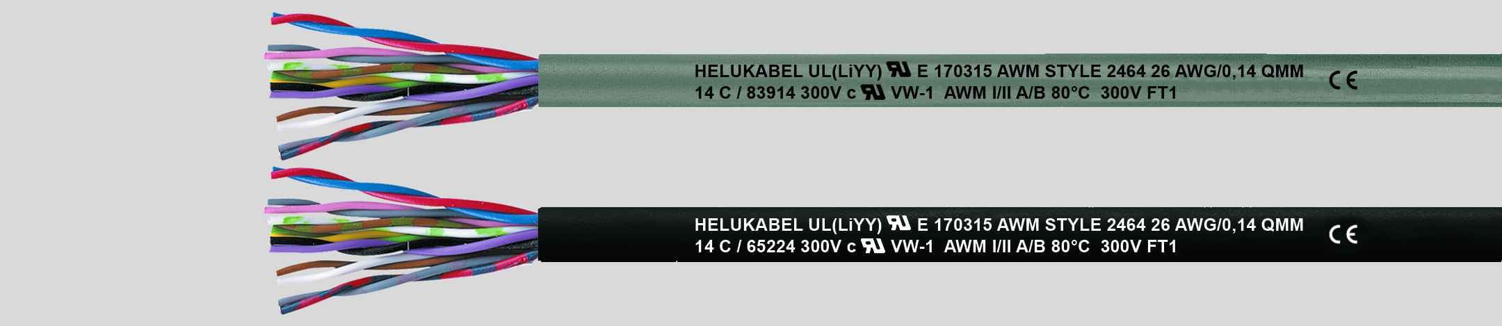 HELUKABEL ITALIA SRL - HLK83923 UL (LIYY-TP) STYLE 2464 300V 2X2X0,23 QM