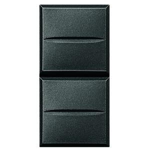 BTICINO S.P.A. - BTIHS4036 AXOLUTE - DOPPIO PULSANTE 1P NO 10A