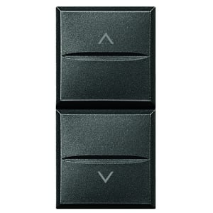 BTICINO S.P.A. - BTIHS4037 AXOLUTE - 2 PULSANTI NO INTERBLOCCATI