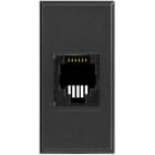 BTICINO - BTIHS4262C6 Datendose RJ45 CAT6 Utp110 Anthrazit