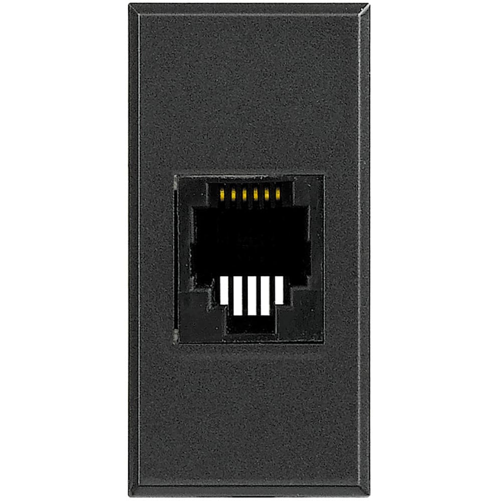 BTICINO BTIHS4262C6 Datendose RJ45 CAT6 Utp110 Anthrazit