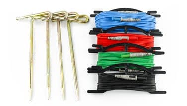 HT ITALIA S.R.L. - HTIHA100001 KITTERRNE BORSA CON 4 PICCHETTI E 4 CAVI
