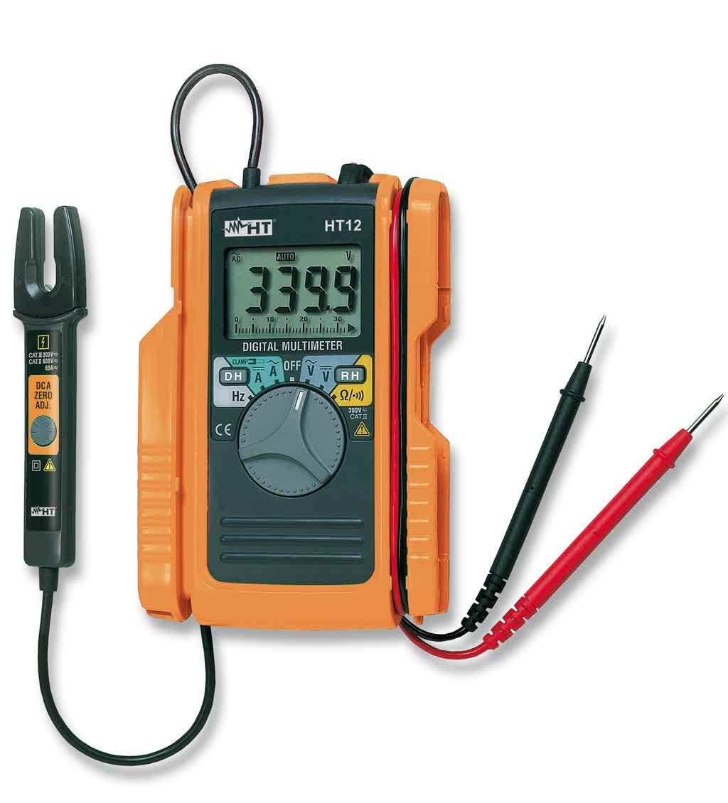 HT ITALIA S.R.L. - HTIHR000012 HT12 MULTIMETRO CON PINZA A FORCELLA INT
