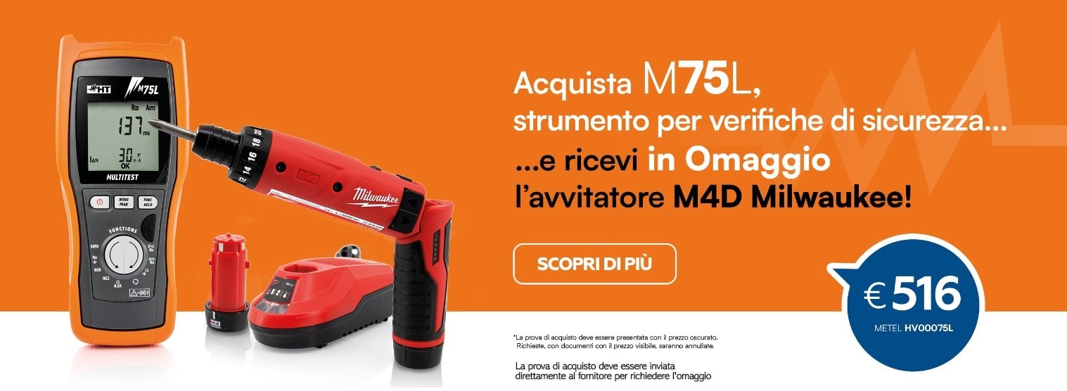 HT ITALIA S.R.L. - HTIHV00075L M75L STR. VERIFCA IMP. ELETTRICI