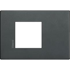 BTICINO S.P.A. - BTIHW4819XN AXOLUTE AIR-PLACCA 2M ANTRACITE ECLIPSE