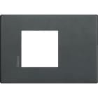 BTICINO - BTIHW4819XN AXOLUTE AIR-PLACCA 2M ANTRACITE ECLIPSE