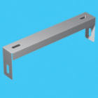 STEEL LINE CMS SRL - SFZ32374 SSE400S SUPPORTO A SELLA CANALE B400