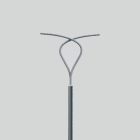 IGUZZINI ILLUMINAZI - IGZ3.1585.074.0 PALO INTER.FE.D=159 H=7643 C/BRAC.CURV.D