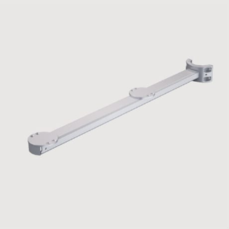 I GUZZINI ILLUMINAZI - IGZ3.BZU5.015.0 BRAC.SING.ORIZ.FE.2X L=840 X PALO D=102