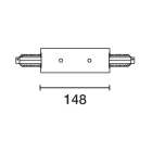 IGUZZINI ILLUMINAZI - IGZ3.MXY5.001.0 GIUNTO ALIMENTAZ.DIRETTO PER BINARIO INC