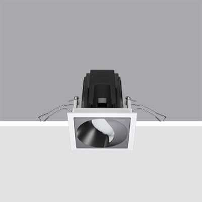 I GUZZINI ILLUMINAZI - IGZ3.P392.743.0 LASER QUADR.L=75 FRAM.LED WARM 3000K WAL