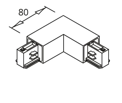 ILMAS SRL - ILA9600A232 GIUNTO A L POLARITA INT./TERRA EST. NERO