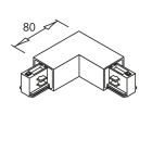 ILMAS SPA - ILA9600A232 GIUNTO A L POLARITA INT./TERRA EST. NERO