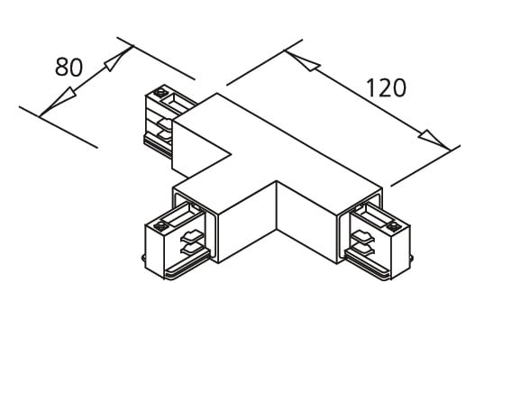 ILMAS SRL - ILA9600A241 GIUNTO T POLARITA EST.SINISTRA/TERRA INT