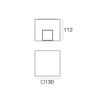 LINEA LIGHT (ILED) - ILD97065W05 LOOP66 1 4LAME+ALIM.B.GOFFRATO