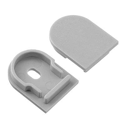 LINEA LIGHT (ILED) ILD98936 KIT TAPPI LUNO TONDO 2PZ GRIGI