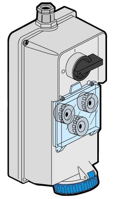 ILME - ILMKI 6363 IB5 PR+FUS+INT.220V 63A 3P 55