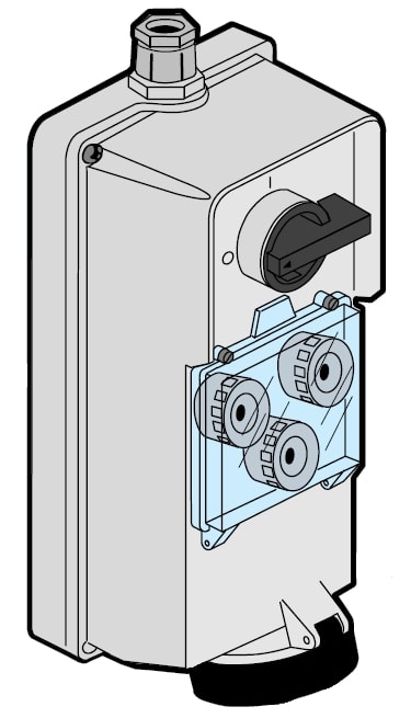 ILME - ILMKI 6374 IB5 PR+FUS+INT.500V 63A 4P IS