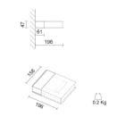 ELCOM SRL - EOW1635004 ATTACCO PARETE BIDIAPPLIQUE BI