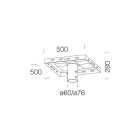 DISANO - DIS99809700 STAFFA PALO 164 ZINCATO