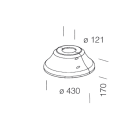 DISANO - DIS99132000 COPERTURA BASE PALO 223 159 GRAFITE