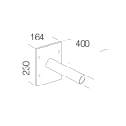 DISANO - DIS99770800 ATTACCO A PARETE 248 RAL9006