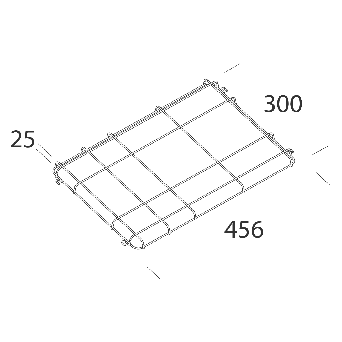 DISANO DIS99792500 GABBIA PROTEZIONE RODIO LED 350 NERO