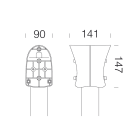 DISANO - DIS99125500 Attacco palo doppio