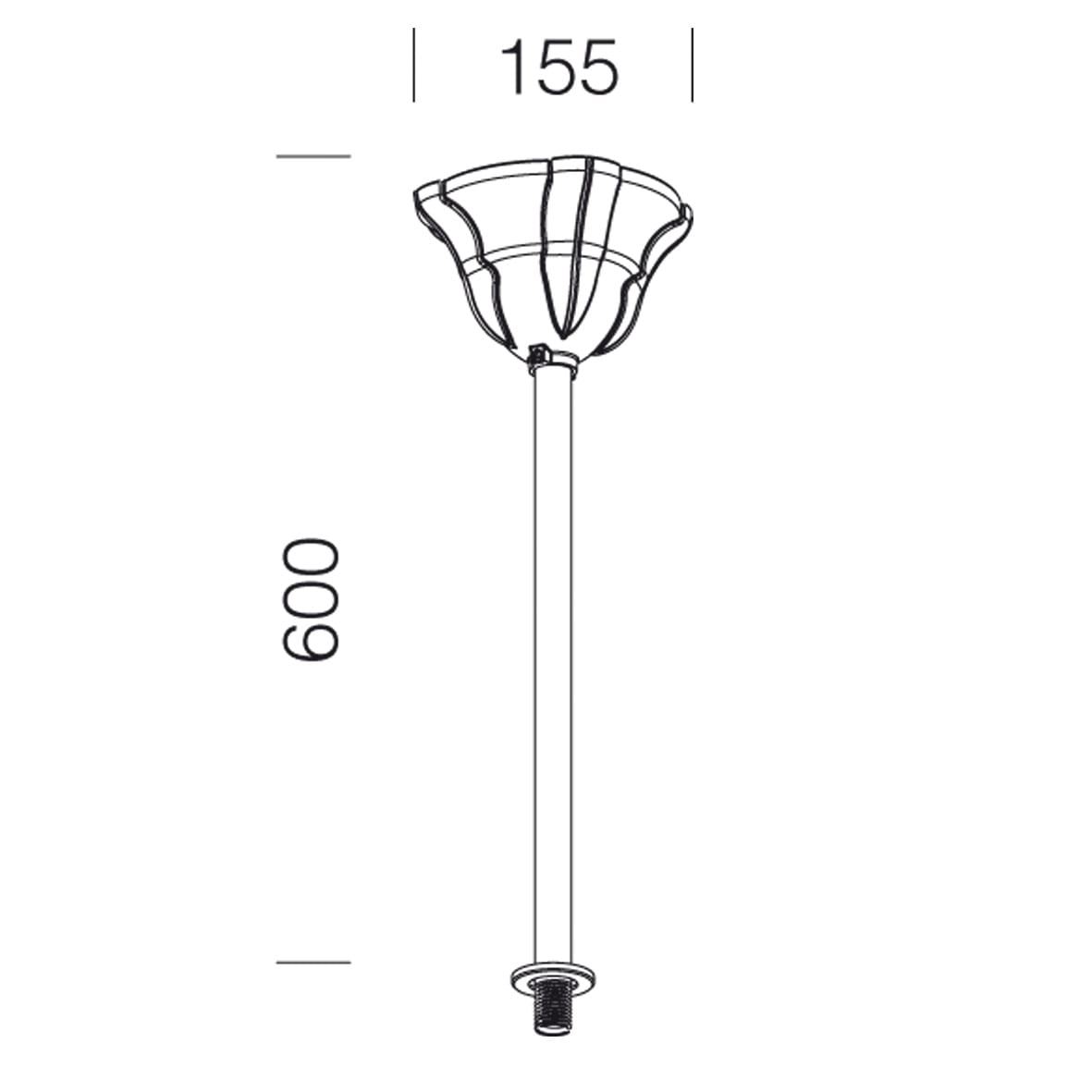 DISANO - DIS99128500 ATTACCO CON TIGES 519 ANTRACITE