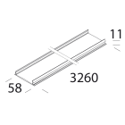 DISANO - DIS13290100 COPERTURA PER CANALE 6005 BIANCO