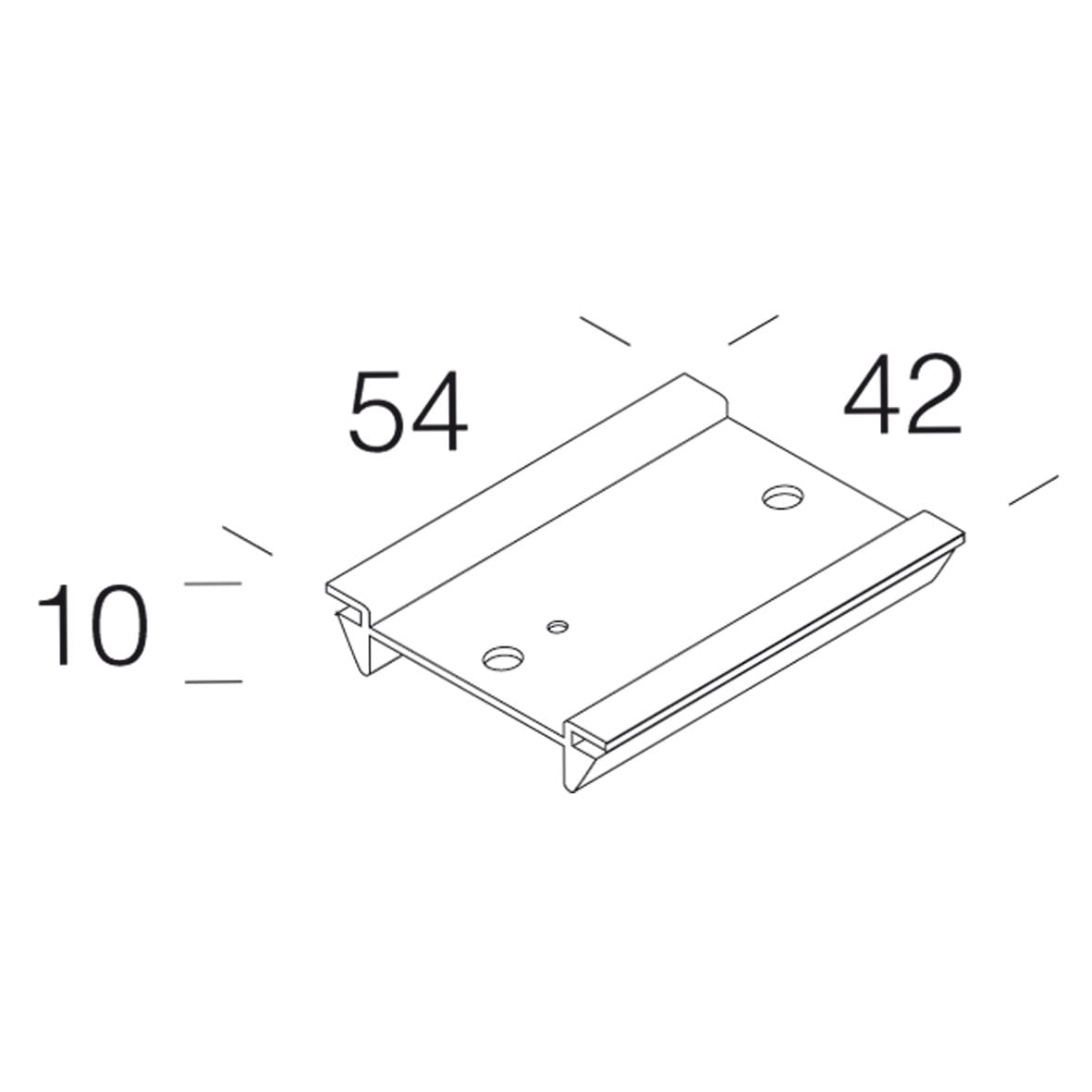 DISANO DIS13290600 SUPPORTO SEZIONATORE PER CANALE 6030 GRI