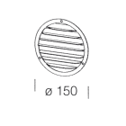 DISANO - DIS99575300 SCHERMO LAMELLARE ELFO 190 NERO