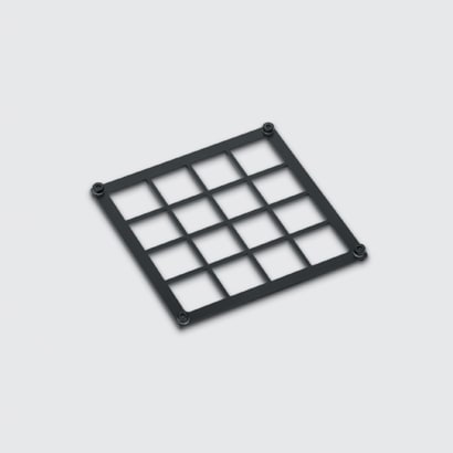 I GUZZINI ILLUMINAZI - IGZ3.BZ85.013.0 GRIGLIA DI PROTEZIONE 153X153 PER IPRO G