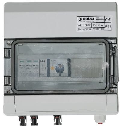 CABUR SRL - CBRISA0201CA10 ISA0201CA10 QUADRO DC 2 IN 1 OUT 1000V