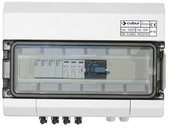 CABUR SRL - CBRISB0401CA10 ISB0401CA10 QUADRO DC 4 IN 1 OUT 1000V