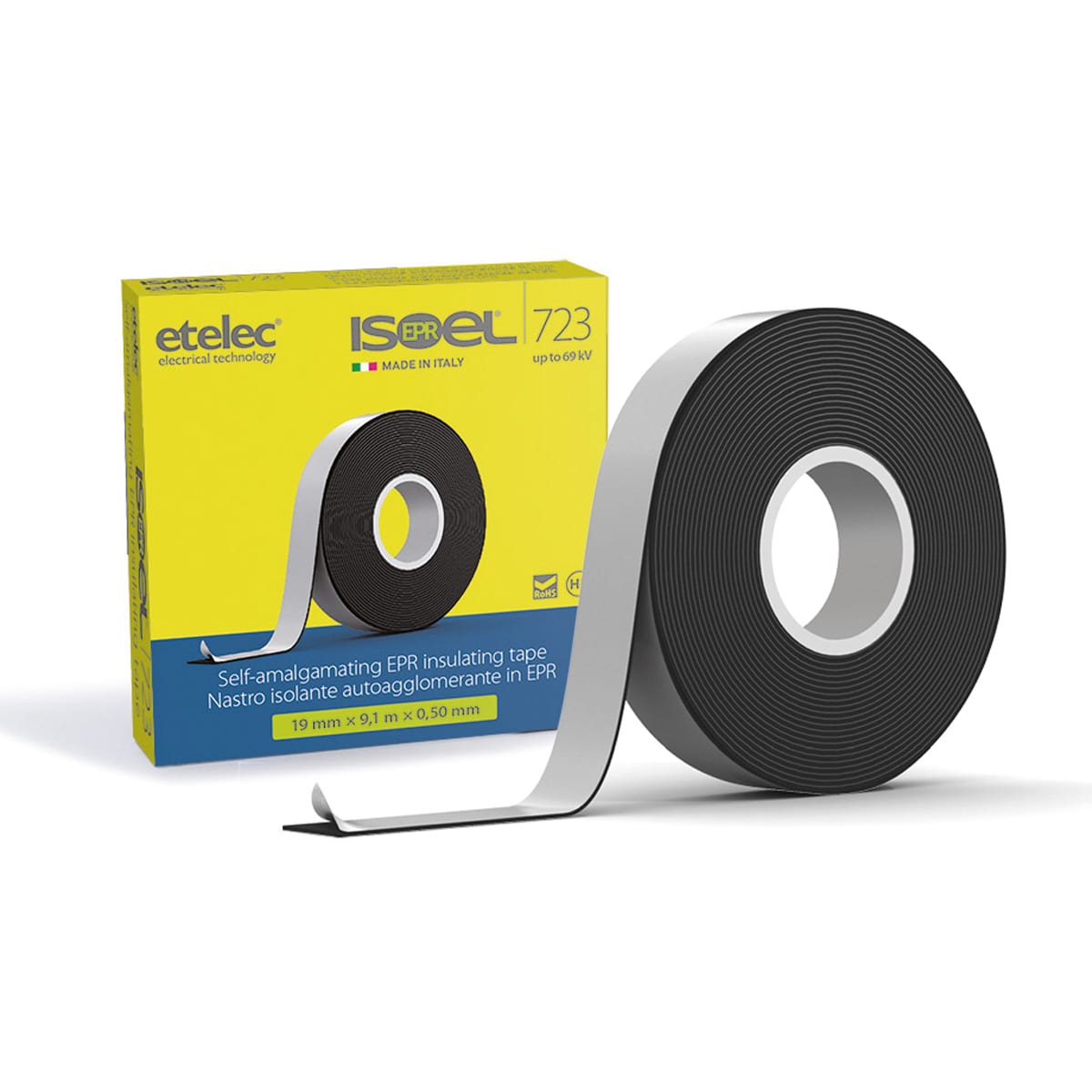 ETELEC S.R.L. - ETLNA4923 ISOEL 923 AUTOAGGL.69KV 38MMX9.1MX0.75MM