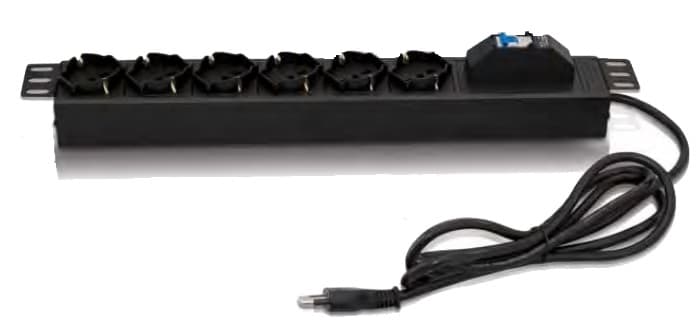 ITEM - IT220680 BARRA AL. 6 P. BIPASSO/SCHUKO+INT. MAGNE