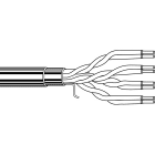 ITC INDUSTRIA TECNIC - ITC44UEDPNM100 4X2 AWG 24 UTP CAT 5E DG PE NERO M.100 F