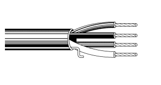 ITC INDUSTRIA TECNIC - ITCCA-45 AUTOM.CANCELLI 4 X 0,50 PVC BLU