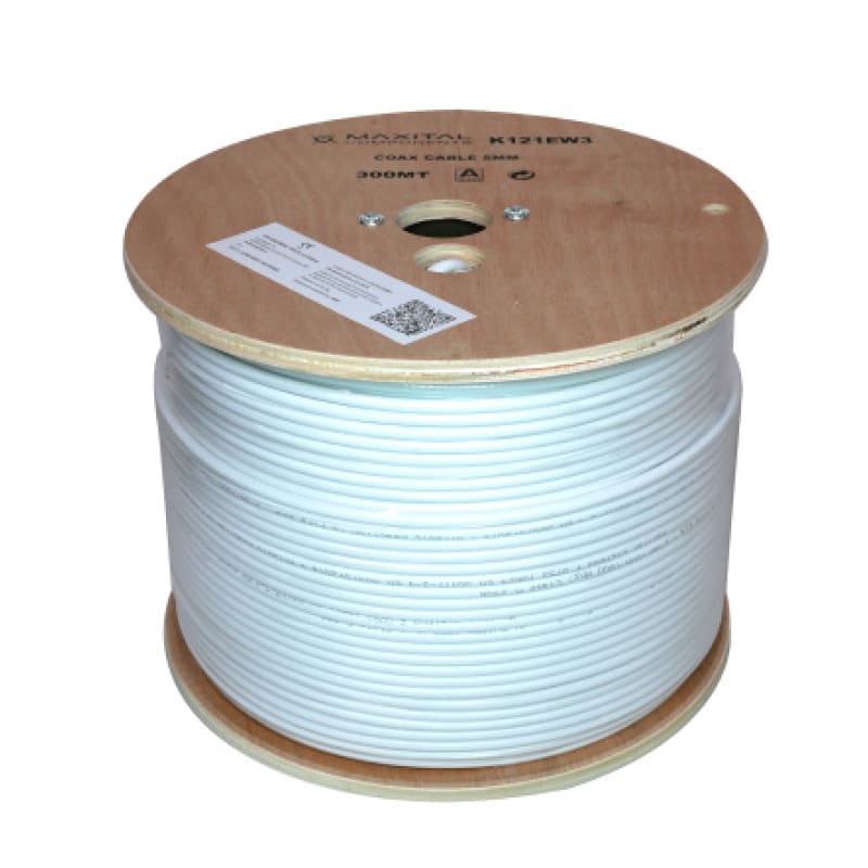 FTE MAXIMAL ITALIA S - FTEK121EW3 K121EW3 CAVO COAX 5MM PVC ECABIANCO 300M